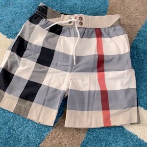 Burberry boys swim trunks